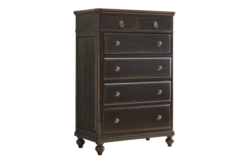 HARRISON DRAWER CHEST - BLACK 6