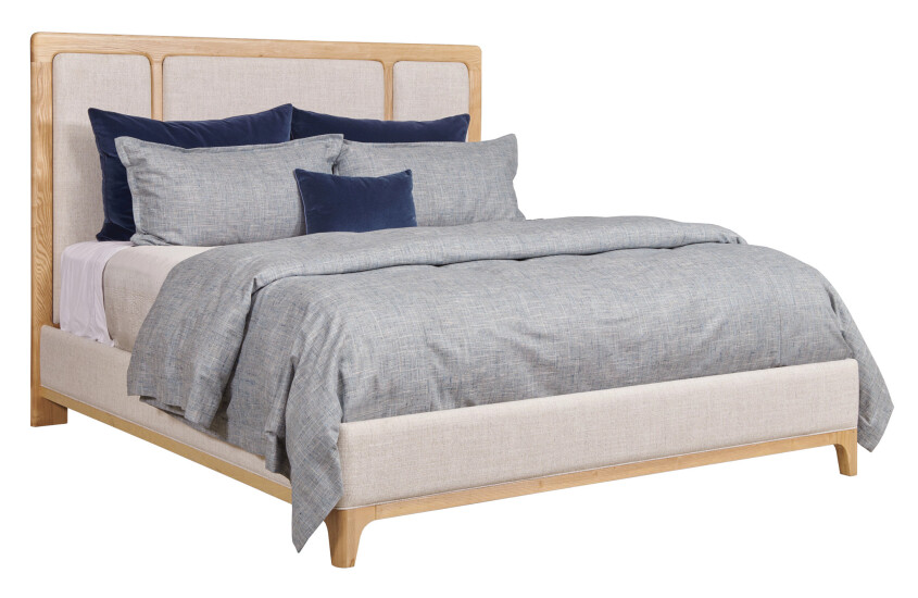 KING KENDALL UPHOLSTERED BED - COMPLETE 0