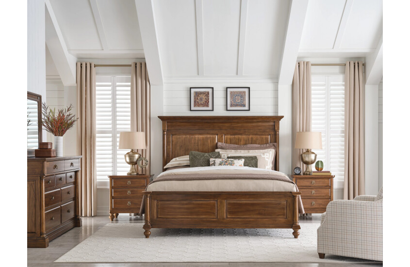 QUEEN KENSINGTON PANEL BED - COMPLETE Room