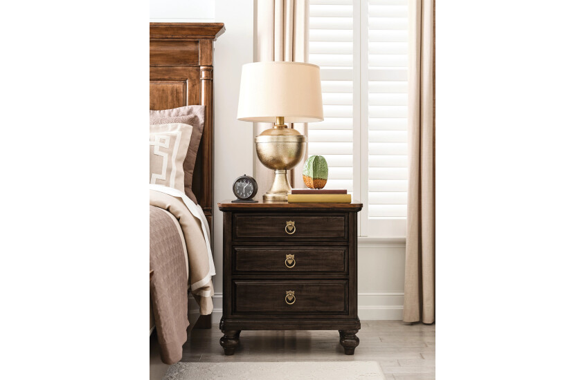 HARRISON NIGHTSTAND - BLACK Room 2