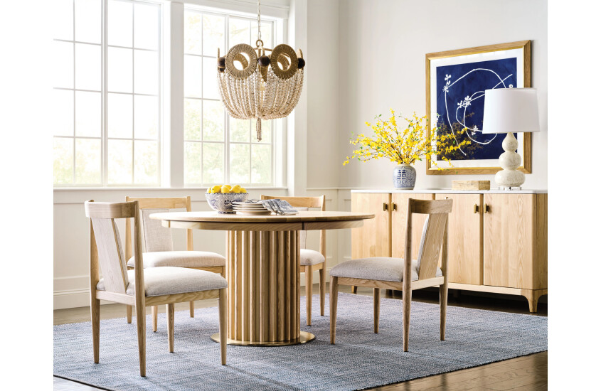 HIGHLAND ROUND DINING TABLE - COMPLETE Room 2