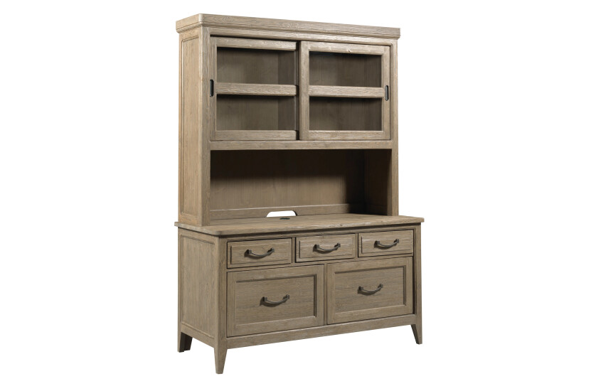 BARLOW OFFICE CREDENZA/HUTCH COMPLETE 44